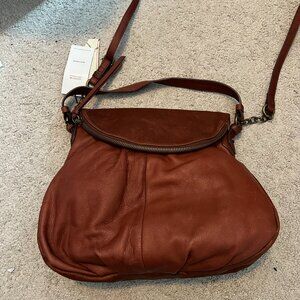 Margot New York Adelle Hobo-style Bag - NWT - Brandy Brown